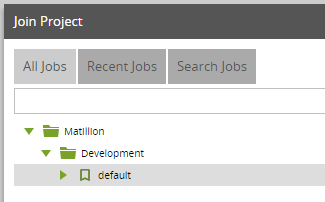 Deployment Options in Matillion ETL Multiple Projects - join project